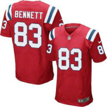 Nike Patriots -83 Martellus Bennett Red Alternate Stitched NFL Elite Jersey Nike Patriots -83 Martellus Bennett Red Alternate Stitched NFL Elite Jersey
