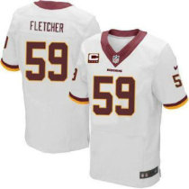 2013 NEW Washington Redskins -59 London Fletcher White NFL Jersey(New Elite)(collar Red) 2013 NEW Washington Redskins -59 London Fletcher White NFL Jersey(New Elite)(collar Red)