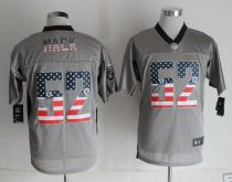 Nike Oakland Raiders #52 Khalil Mack Grey Men's Stitched NFL Elite USA Flag Fashion Jersey Nike Oakland Raiders #52 Khalil Mack Grey Men's Stitched NFL Elite USA Flag Fashion Jersey