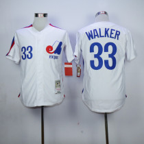 Expos -33 Larry Walker White Stitched MLB Jersey Expos -33 Larry Walker White Stitched MLB Jersey