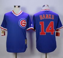 Chicago Cubs -14 Ernie Banks Blue Cooperstown Stitched MLB Jersey Chicago Cubs -14 Ernie Banks Blue Cooperstown Stitched MLB Jersey