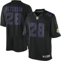 Nike Vikings -28 Adrian Peterson Black Stitched NFL Impact Limited Jersey Nike Vikings -28 Adrian Peterson Black Stitched NFL Impact Limited Jersey