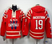Washington Capitals -19 Nicklas Backstrom 2015 Winter Classic Red Sawyer Hooded Sweatshirt Stitched