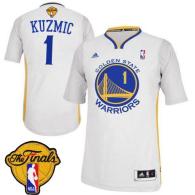 Revolution 30 Golden State Warriors -1 Ognjen Kuzmic White Alternate The Finals Patch Stitched NBA J