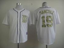 Detroit Tigers #19 Anibal Sanchez White USMC Cool Base Stitched MLB Jersey Detroit Tigers #19 Anibal Sanchez White USMC Cool Base Stitched MLB Jersey