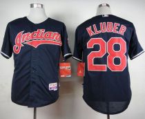 Cleveland Indians -28 Corey Kluber Navy Cool Base Stitched MLB Jersey Cleveland Indians -28 Corey Kluber Navy Cool Base Stitched MLB Jersey