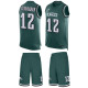 Eagles -12 Randall Cunningham Midnight Green Team Color Stitched NFL Limited Tank Top Suit Jersey