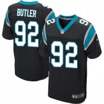 Nike Panthers -92 Vernon Butler Black Team Color Stitched NFL Elite Jersey Nike Panthers -92 Vernon Butler Black Team Color Stitched NFL Elite Jersey