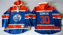 Edmonton Oilers -30 Ben Scrivens Light Blue Sawyer Hooded Sweatshirt Stitched NHL Jersey Edmonton Oilers -30 Ben Scrivens Light Blue Sawyer Hooded Sweatshirt Stitched NHL Jersey