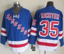 New York Rangers -35 Mike Richter Light Blue CCM Throwback Stitched NHL Jersey New York Rangers -35 Mike Richter Light Blue CCM Throwback Stitched NHL Jersey