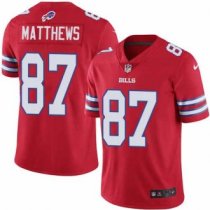 Nike Bills -87 Jordan Matthews Red Stitched NFL Limited Rush Jersey Nike Bills -87 Jordan Matthews Red Stitched NFL Limited Rush Jersey