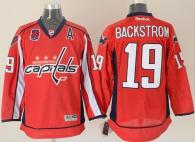 Washington Capitals -19 Nicklas Backstrom Red 40th Anniversary Stitched NHL Jersey
