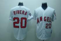Los Angeles Angels of Anaheim -20 Juan Rivera Stitched White Cool Base MLB Jersey Los Angeles Angels of Anaheim -20 Juan Rivera Stitched White Cool Base MLB Jersey