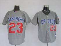Chicago Cubs -23 Ryne Sandberg Stitched Grey MLB Jersey Chicago Cubs -23 Ryne Sandberg Stitched Grey MLB Jersey