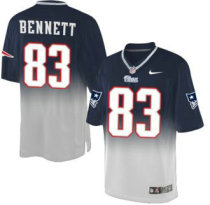 Nike Patriots -83 Martellus Bennett Navy Blue Grey Stitched NFL Elite Fadeaway Fashion Jersey Nike Patriots -83 Martellus Bennett Navy Blue Grey Stitched NFL Elite Fadeaway Fashion Jersey