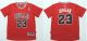 Chicago Bulls -23 Michael Jordan Red Short Sleeve Stitched NBA Jersey