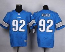 Nike Detroit Lions -92 Haloti Ngata Blue Team Color Stitched NFL Elite Jersey Nike Detroit Lions -92 Haloti Ngata Blue Team Color Stitched NFL Elite Jersey