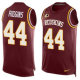 Nike Redskins -44 John Riggins Burgundy Red Team Color Stitched NFL Limited Tank Top Jersey