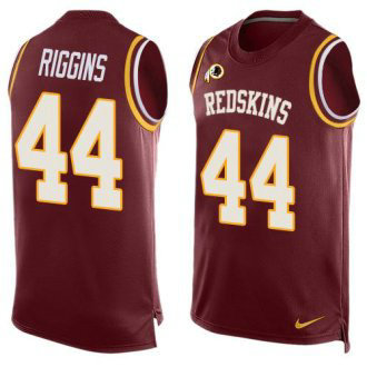 Nike Redskins -44 John Riggins Burgundy Red Team Color Stitched NFL Limited Tank Top Jersey