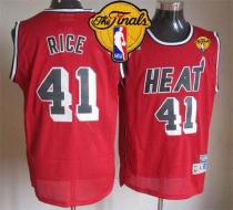 Miami Heat -41 Glen Rice Red Throwback Finals Patch Stitched NBA Jersey Miami Heat -41 Glen Rice Red Throwback Finals Patch Stitched NBA Jersey