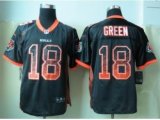 NEW Cincinnati Bengals -18 Green Black Jerseys(Drift Fashion Elite)