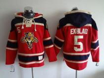 Florida Panthers -5 Aaron Ekblad Red Sawyer Hooded Sweatshirt Stitched NHL Jersey Florida Panthers -5 Aaron Ekblad Red Sawyer Hooded Sweatshirt Stitched NHL Jersey