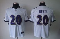 Nike Ravens -20 Ed Reed White Stitched NFL Limited Jersey Nike Ravens -20 Ed Reed White Stitched NFL Limited Jersey