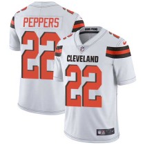 Nike Browns -22 Jabrill Peppers White Stitched NFL Vapor Untouchable Limited Jersey Nike Browns -22 Jabrill Peppers White Stitched NFL Vapor Untouchable Limited Jersey