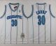 Mitchell And Ness Charlotte Hornets -30 Dell Curry White Throwback Stitched NBA Jersey
