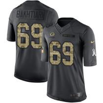 Green Bay Packers -69 David Bakhtiari Nike Anthracite 2016 Salute to Service Jersey Green Bay Packers -69 David Bakhtiari Nike Anthracite 2016 Salute to Service Jersey