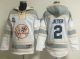 New York Yankees -2 Derek Jeter White Sawyer Hooded Sweatshirt MLB Hoodie