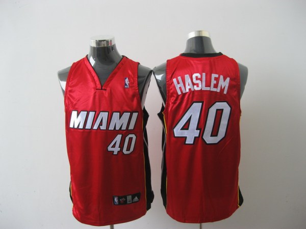 Miami Heat -40 Udonis Haslem Red Stitched NBA Jersey