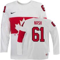 Olympic 2014 CA 61 Rick Nash White Stitched NHL Jersey Olympic 2014 CA 61 Rick Nash White Stitched NHL Jersey