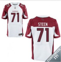 Nike Arizona Cardinals -71 Steen Jersey White Elite Road Jersey