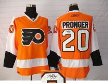 Philadelphia Flyers -20 Chris Pronger Orange Autographed Stitched NHL Jersey Philadelphia Flyers -20 Chris Pronger Orange Autographed Stitched NHL Jersey