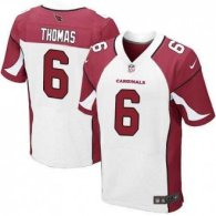 Nike Arizona Cardinals -6 Thomas Jersey White Elite Road Jersey