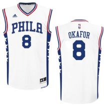 Philadelphia 76ers -8 Jahlil Okafor White Stitched NBA Jersey Philadelphia 76ers -8 Jahlil Okafor White Stitched NBA Jersey