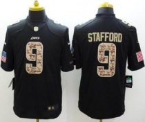 Nike Detroit Lions -9 Matthew Stafford Black NFL Limited Salute to Service jersey Nike Detroit Lions -9 Matthew Stafford Black NFL Limited Salute to Service jersey