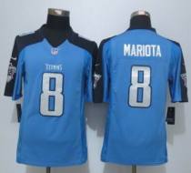 Nike Tennessee Titans -8 Marcus Mariota Light Blue Team Color Stitched NFL Limited Jersey Nike Tennessee Titans -8 Marcus Mariota Light Blue Team Color Stitched NFL Limited Jersey