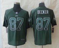 2014 New Nike New York Jets -87 Eric Decker Drift Fashion Green Elite Jerseys