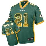Nike Green Bay Packers #21 Ha Ha Clinton-Dix Green Team Color Men's Stitched NFL Elite Drift Fashion