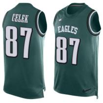 Nike Eagles -87 Brent Celek Midnight Green Team Color Stitched NFL Limited Tank Top Jersey Nike Eagles -87 Brent Celek Midnight Green Team Color Stitched NFL Limited Tank Top Jersey