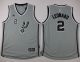 San Antonio Spurs #2 Kawhi Leonard Grey Youth Stitched NBA Jersey
