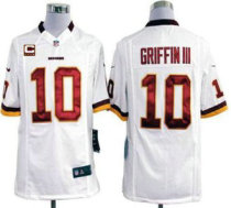 Nike Redskins -10 Robert Griffin III White With C Patch Stitched NFL Game Jersey Nike Redskins -10 Robert Griffin III White With C Patch Stitched NFL Game Jersey