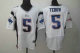 Nike Patriots -5 Tim Tebow White Stitched NFL Elite Jersey