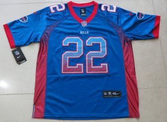 2013 New Nike Buffalo Bills 22 Jackson Drift Fashion Blue Elite Jersey