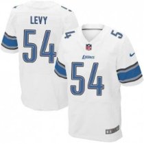Nike Detroit Lions -54 DeAndre Levy White Stitched NFL Elite Jersey Nike Detroit Lions -54 DeAndre Levy White Stitched NFL Elite Jersey