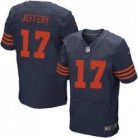 Chicago Bears -17 Alshon Jeffery Navy Blue 1940s Throwback NFL Elite Jersey