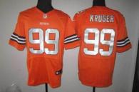 Nike Cleveland Browns -99 Paul Kruger Orange Alternate Men's Stitched NFL Elite Jersey