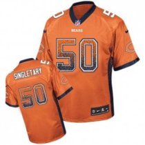 Nike Bears -50 Mike Singletary Orange Alternate Stitched NFL Elite Drift Fashion Jersey Nike Bears -50 Mike Singletary Orange Alternate Stitched NFL Elite Drift Fashion Jersey
